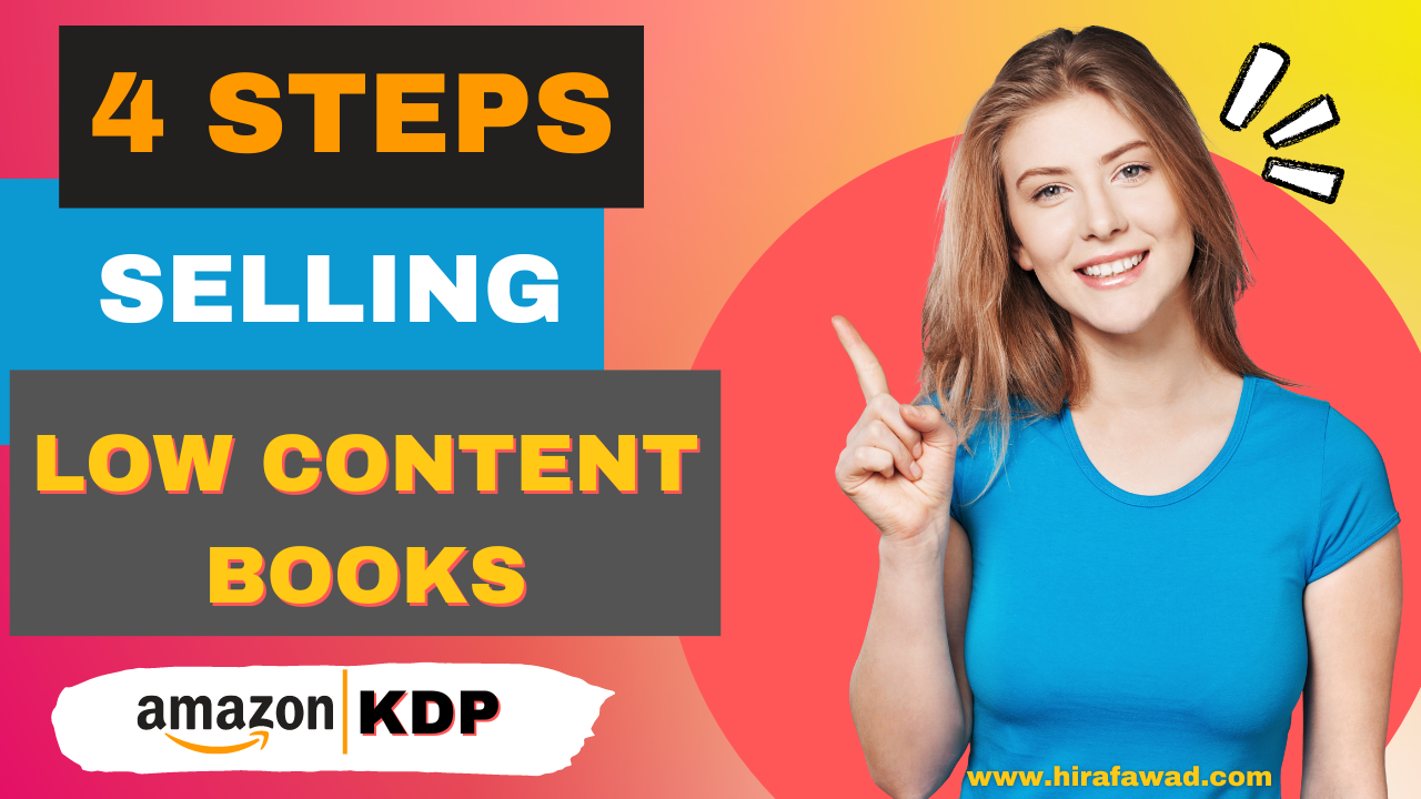 how to sell low content books on amazon